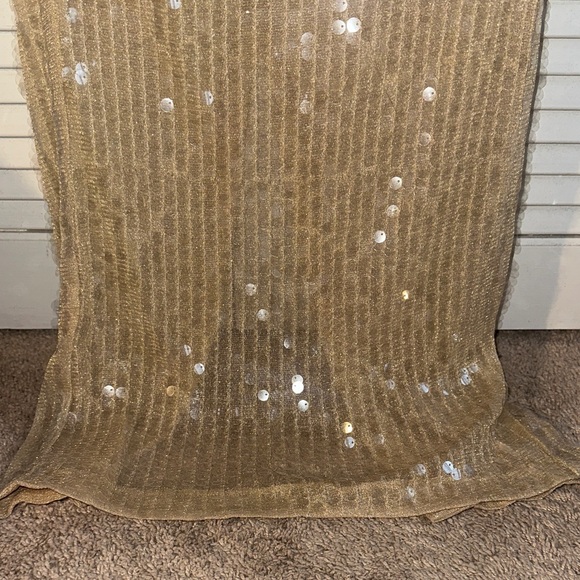 J.Crew Gold Sequin Pencil Skirt - Picture 8 of 12